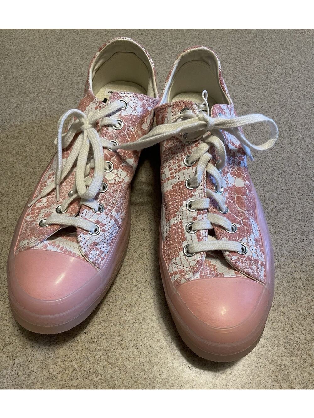 Converse Golf Wang Pink Python Snakeskin Sneakers Mens 10 Womens 12